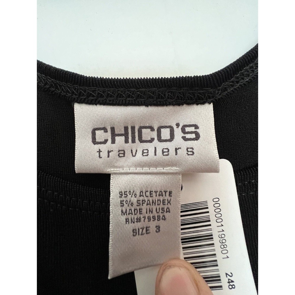 Chicos Travelers Size 2 Pants And Top Set NWT - Picture 15 of 16